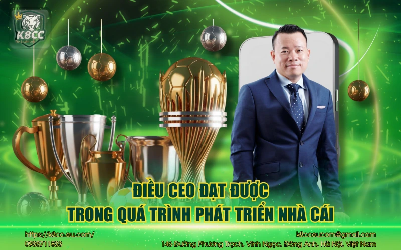 CEO Trần Đình Long - Người dẫn đầu tại nhà cái K8CC 2 Điều CEO đạt được trong quá trình phát triển nhà cái
