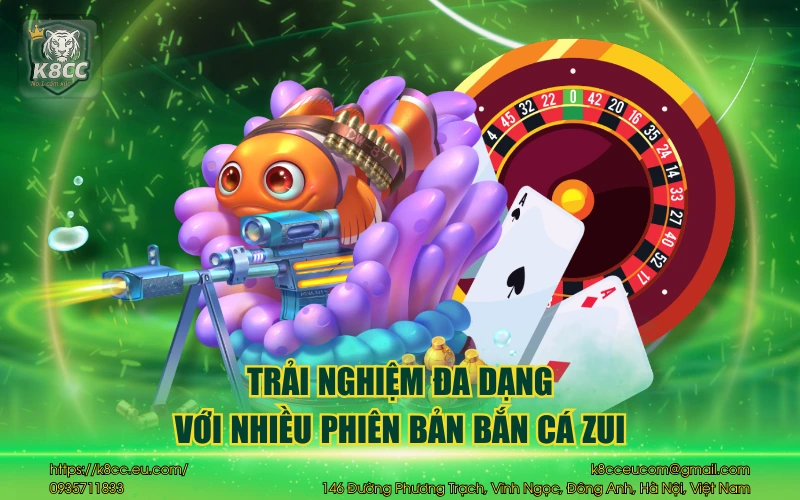 Bắn cá Zui - Trải nghiệm săn thưởng đỉnh cao hấp dẫn 3 Trải nghiệm đa dạng với nhiều phiên bản bắn cá Zui
